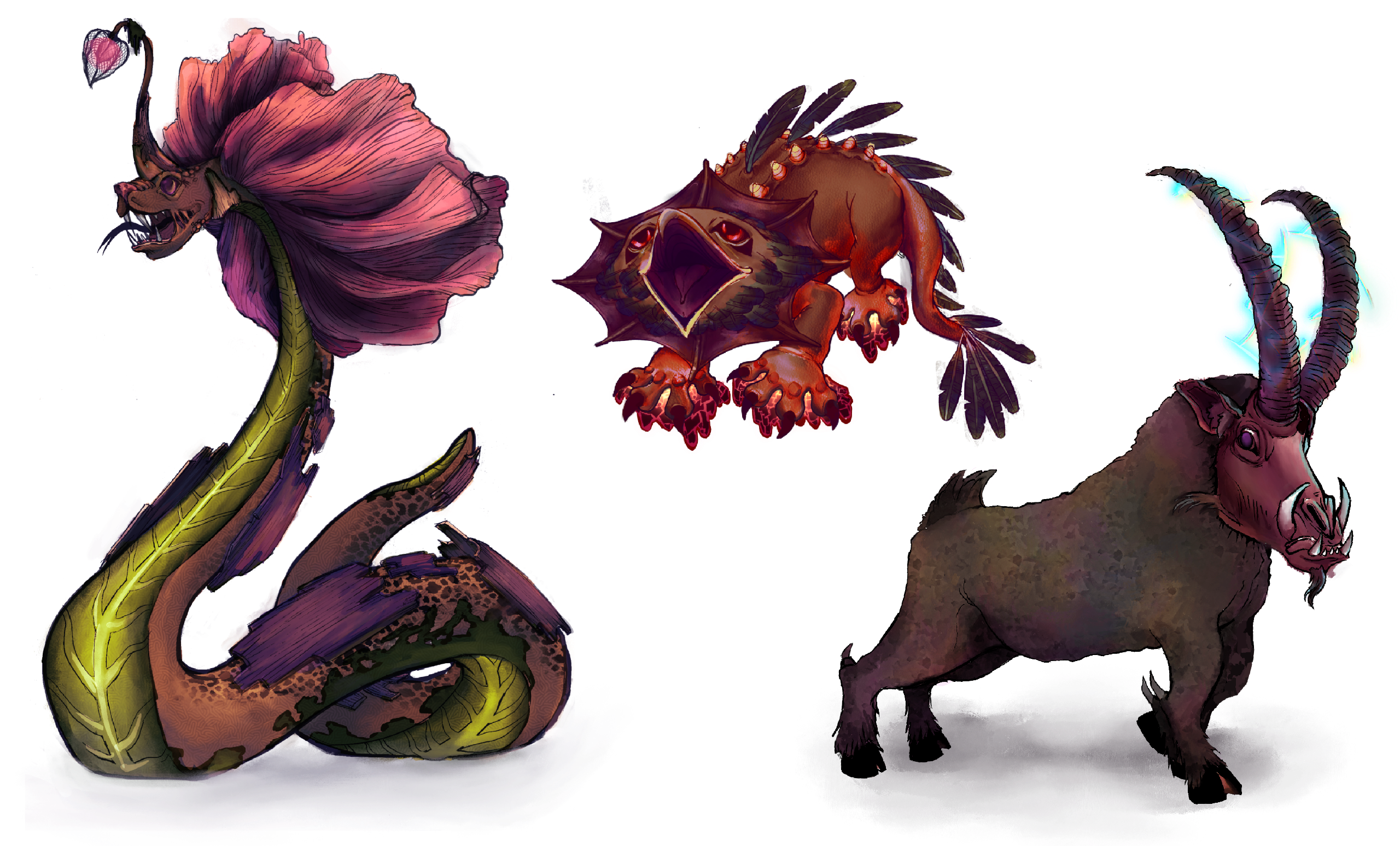 Creature Designs: Boss Monsters