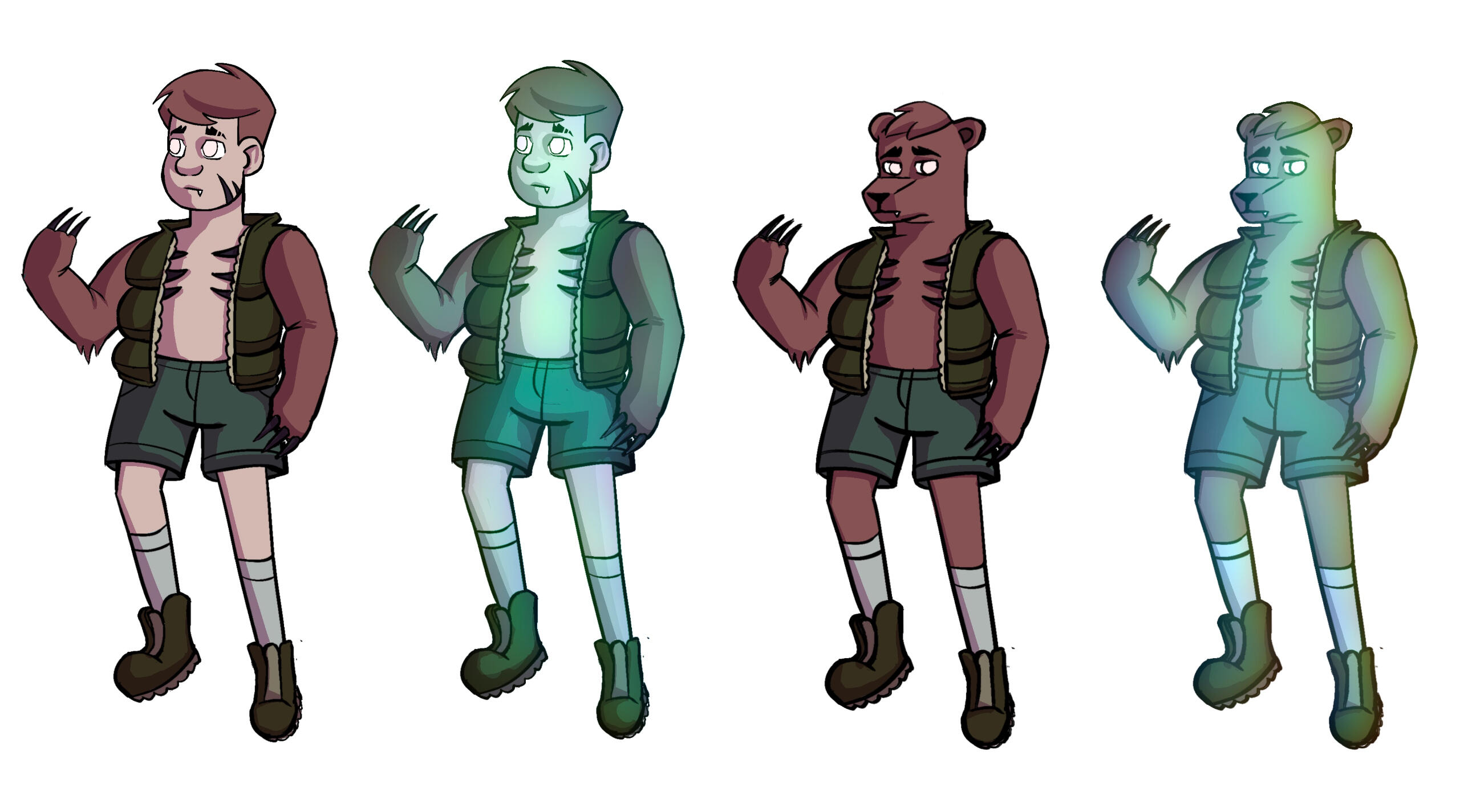 Final Concept for Ghost King's left hand man- David