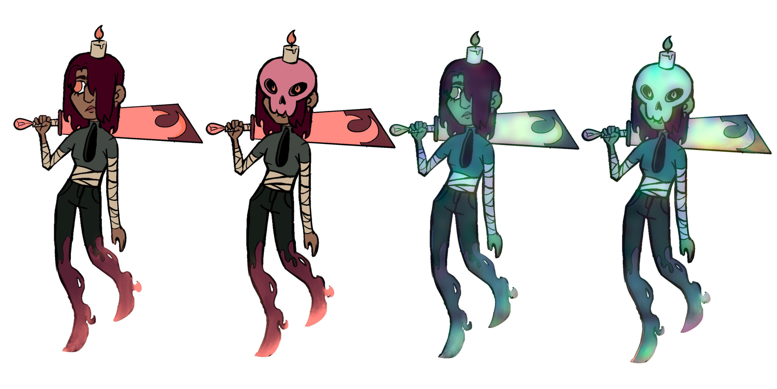 Final Concept for "Ghost King's" right hand- Archie